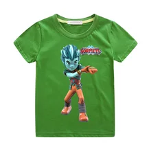 Детские летние футболки с 3D героями игры гормити, одежда Детские футболки с короткими рукавами, топы, костюм футболки для мальчиков и девочек, ZA001