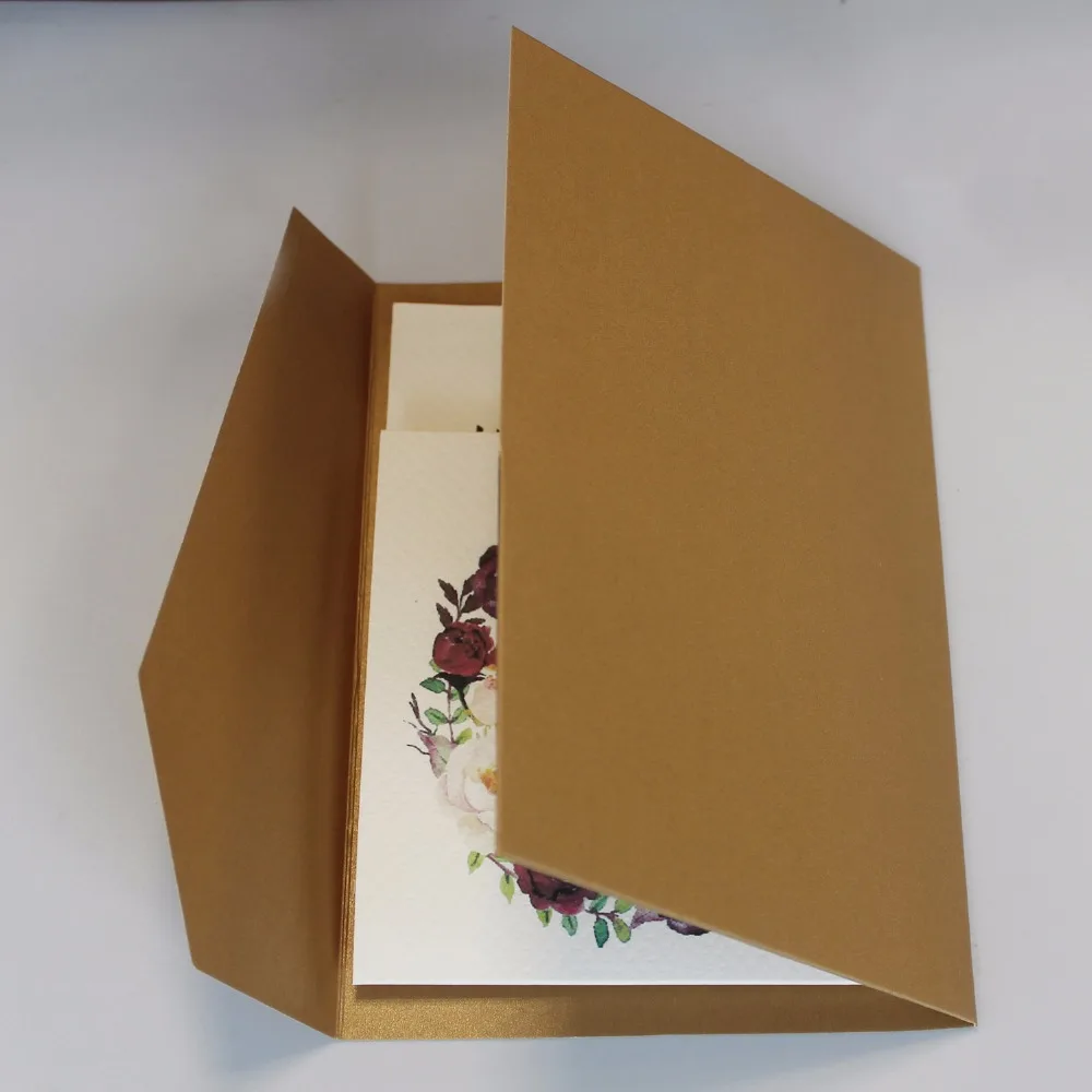Golden Wedding Invitation
