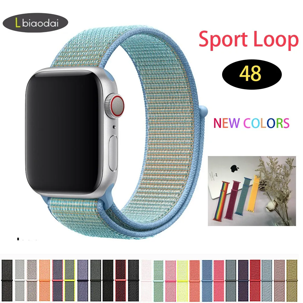 

Nylon strap for Apple watch band 4 44mm 40mm iWatch band 42mm 38mm Women strap belt bracelet watchband 3 2 1 Accessories