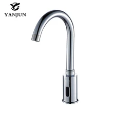 Yanjun Touch-Free Sensor Faucet Automatic Shut Off Faucet DC6V Or AC220V Lavatory Bathroom Kitchen YJ-6610