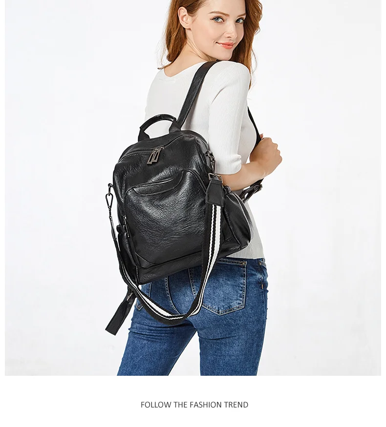 Винтажный кожаный женский рюкзак Роскошные дорожные рюкзаки дизайнерские женские школьные сумки для девочек-подростков большой рюкзак