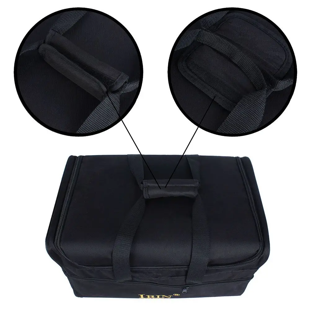 LJL ИРИН Стандартный для взрослых Cajon коробка барабан сумка рюкзак чехол 600D ткань 5 мм хлопок подкладка с ручкой для переноски плечевой ремень