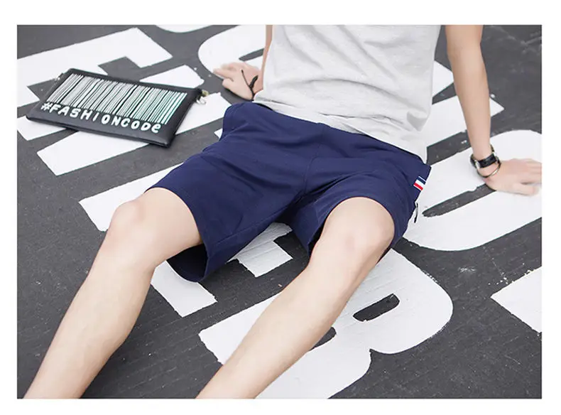 Summer Shorts Men Cotton 2019 Solid Men's Shorts 6XL Summer Mens Beach Shorts Cotton Casual Male Shorts Homme New Brand Clothing 08