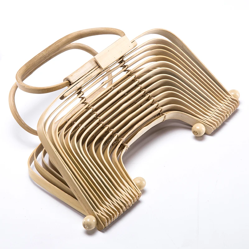 Women Bamboo Bags Female Summer Beach Handbag Lady Vintage Ratten Knitted Bag INS Popular Travel Fold Hollow Clutch Tote SS0400 (3)