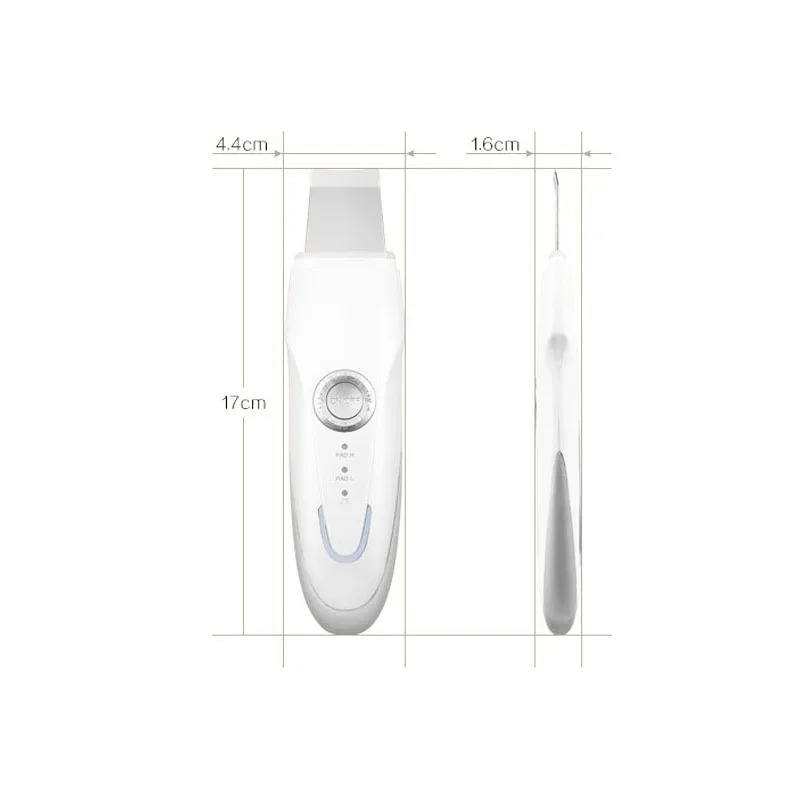 Ultrasonic Face Skin Scrubber Facial Cleaner Peeling Vibration Blackhead Removal Exfoliating Pore Cleaner Tools 7
