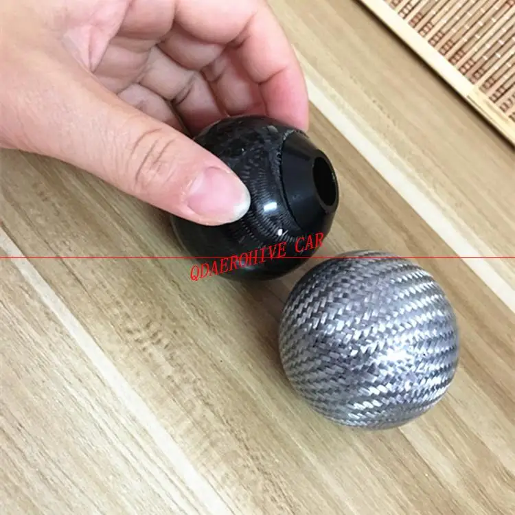 

QDAEROHIVE Gear Shift Knob Handle Knob Ball for Toyota Mark X Reiz X120 2005-2010 carbon shift knob