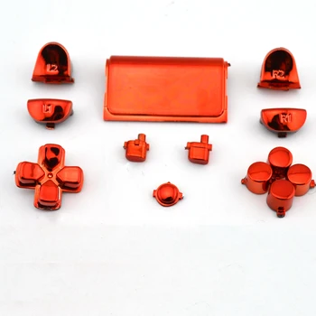 

xunbeifang 10sets Glossy For PS4 Wireless Controller Joysticks Dpad R1/L1/R2/L2 Buttons full buttons For Sony PS4 Dualshock 4