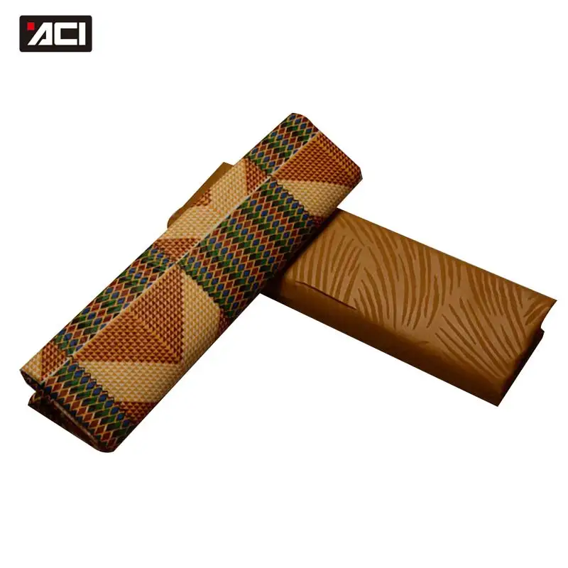 ACI африканская жаккардовая ганская Kente Ткань Анкара африканская вощеная ткань принтом Tissu восковая африканская батик ткань 2+ 2 ярдов для вечерние платья - Цвет: 19070001