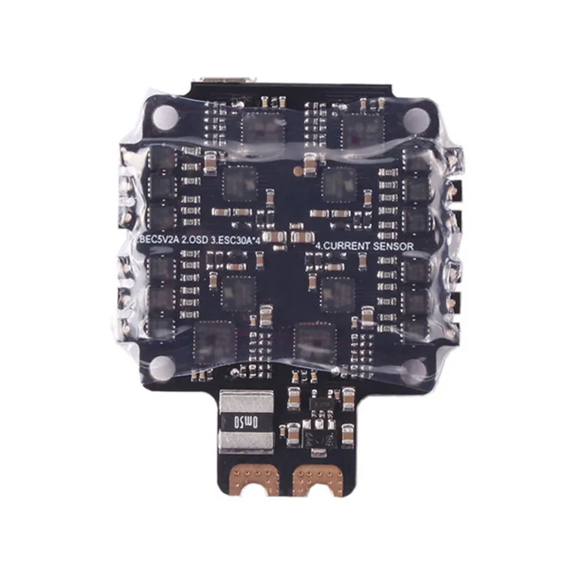 Racerstar TattooF4S 30A BLHELI_32 5 в BEC 4 в 1 ESC F4 Контроллер полета AIO OSD Датчик тока для RC моделей Место Часть