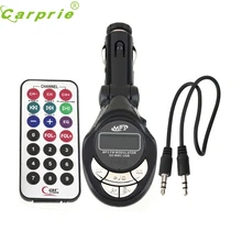 Car MP3 Player CARPRIE Super drop ship New Wireless FM Transmitter Modulator USB SD CD MMC Remote XRC Mar712A