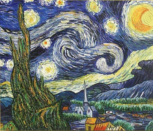 Peinture de renommée mondiale la nuit étoilée Van Gogh