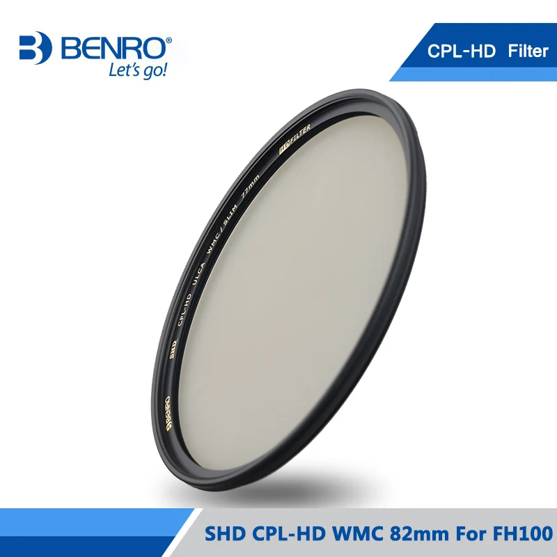 

BENRO 82mm CPL Filter SHD CPL-HD WMC/SLIM 82mm For FH100 FH100N FH100S Multi Coating Polarizing Filter DHL Free Shipping