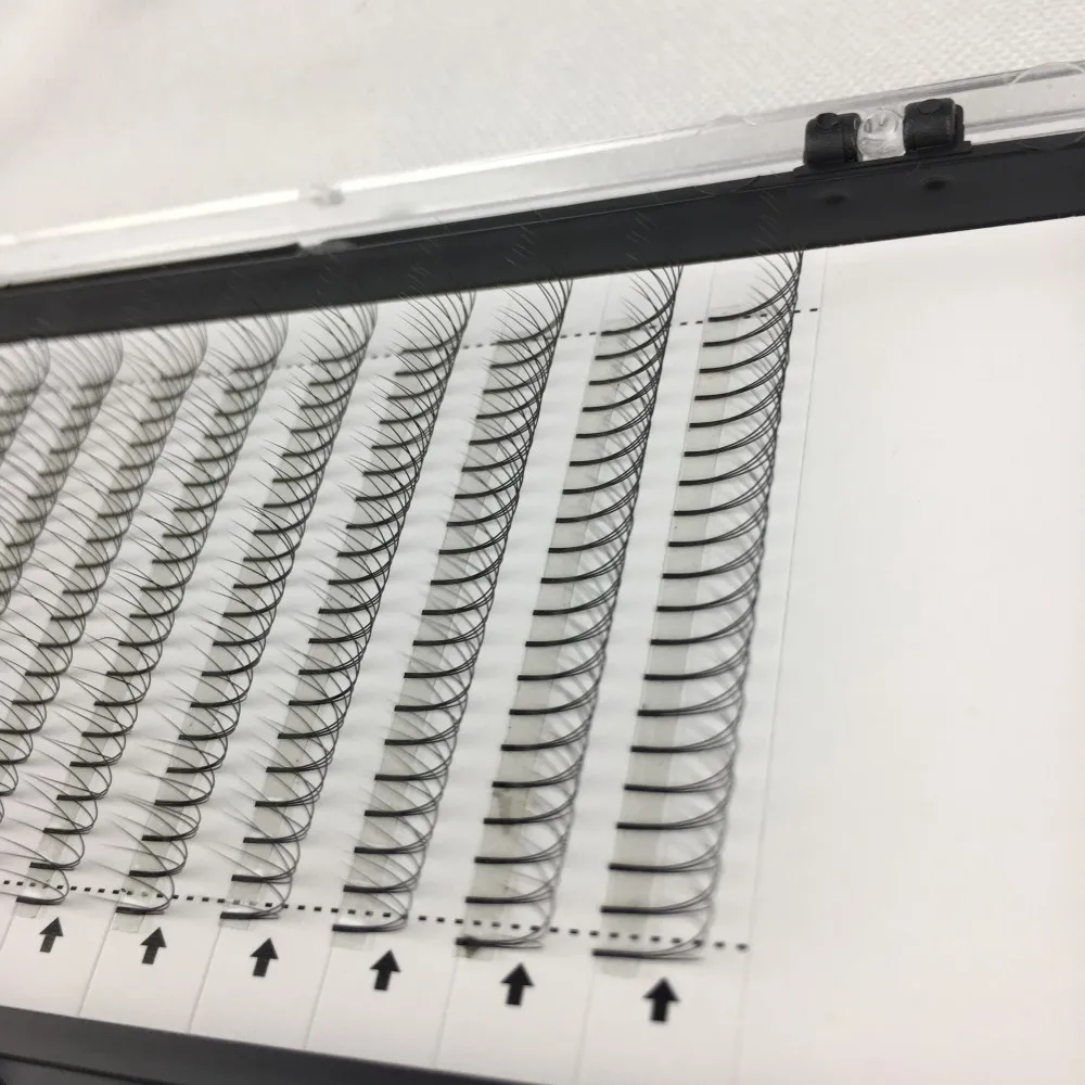 Wholesale Long Stem 3D Charming Eyelash Extensions Individual Volume DC Curl Thickness Make Up Tools Korea Fake Mink Lash (12)