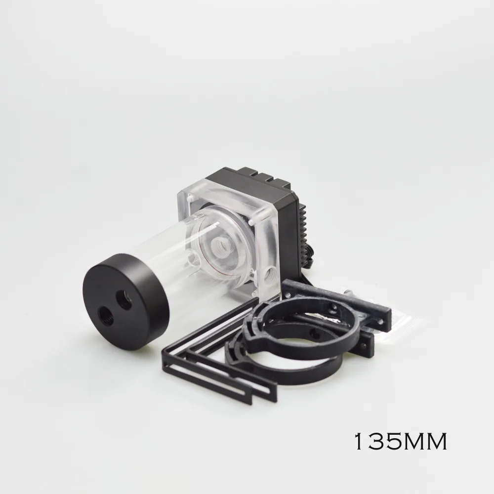 Online Bomba silenciosa de 6W tanque refrigerado por agua integrado PWM bomba de ajuste de velocidad combo depósito 12v 0.5A pequeño puerto de 4 pines