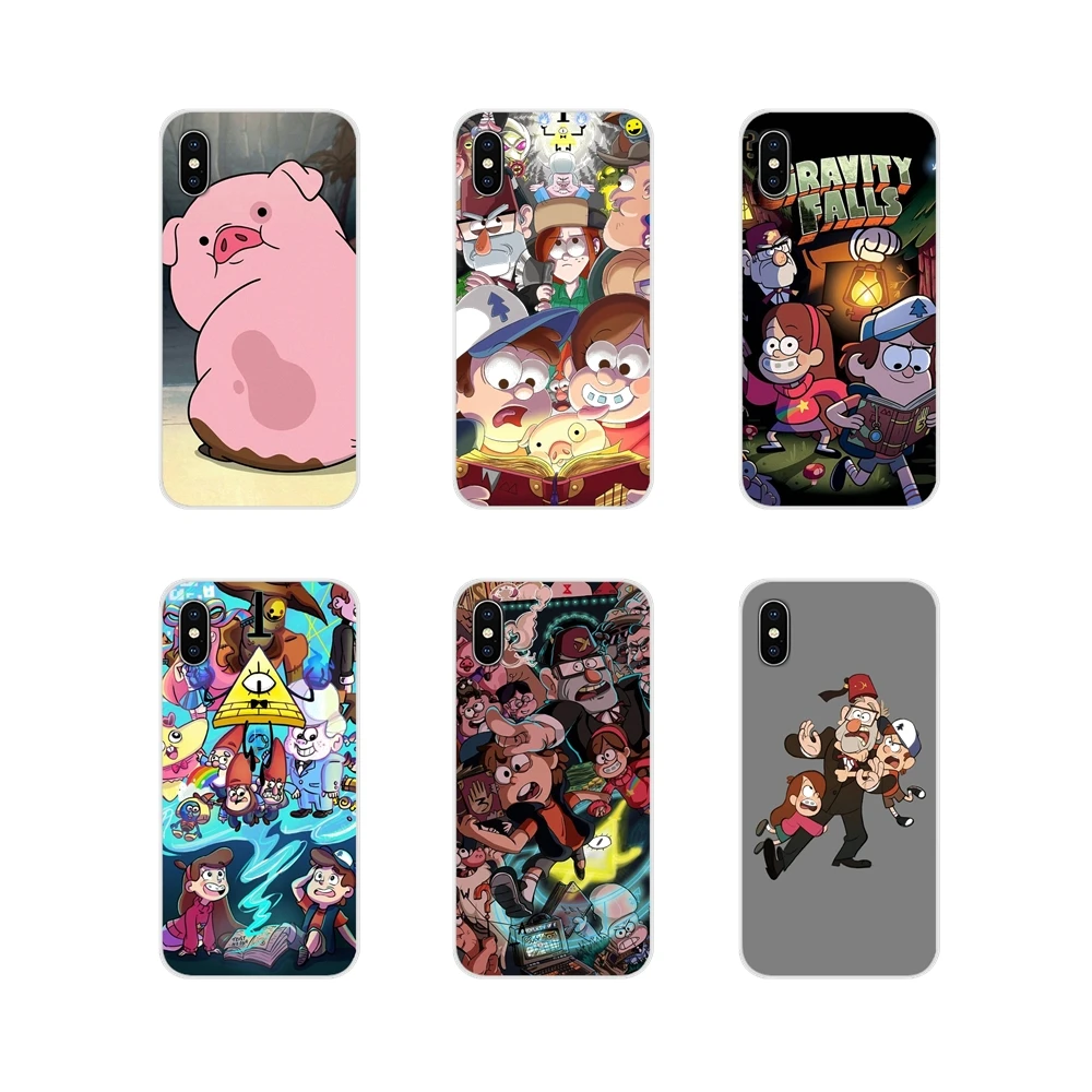 

For Huawei Mate Honor 4C 5C 5X 6X 7 7A 7C 8 9 10 8C 8X 20 Lite Pro mabel Gravity Falls Comic Con poster TPU Transparent Bag Case