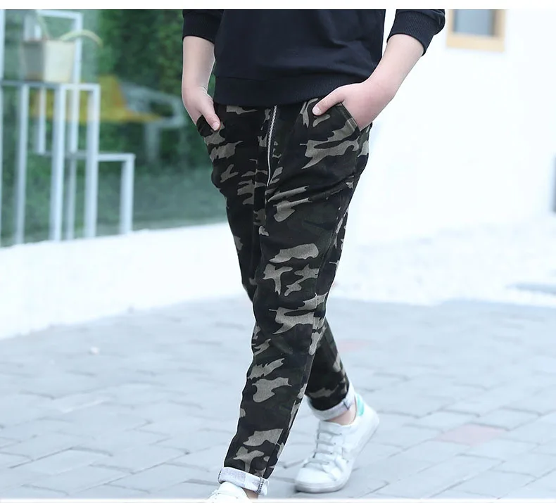 fashion camouflage boy mid elastic waist pants 2018 spring autumn kids pants boys trousers children teenage boys clothing 5 6 7 8 9 10 11 12 13 14 15 years little big teenage boys spring school pants for kids bottom clothes (12)