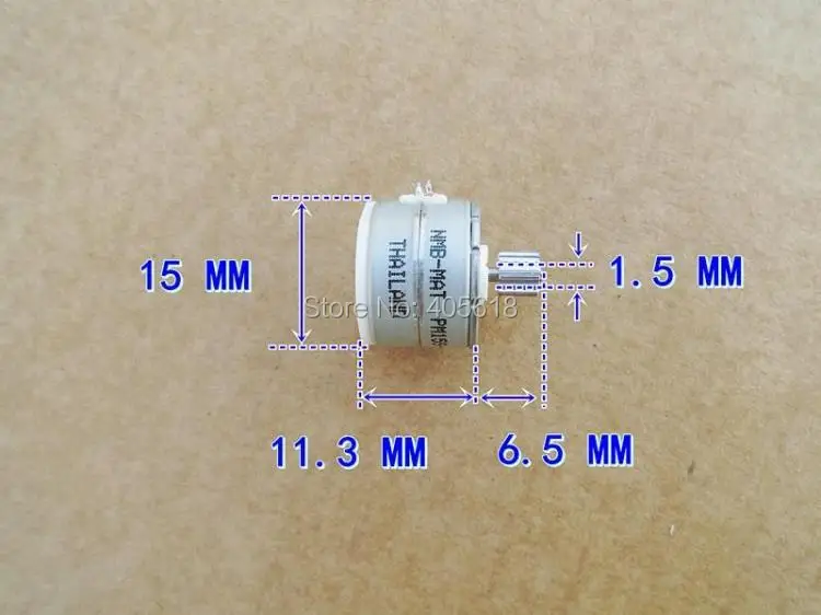 10 шт. NMB 3 V-5 V DC 2 фазы 4 провода микро шаговый двигатель Шаг Угол 18 градусов с металлическим редуктором