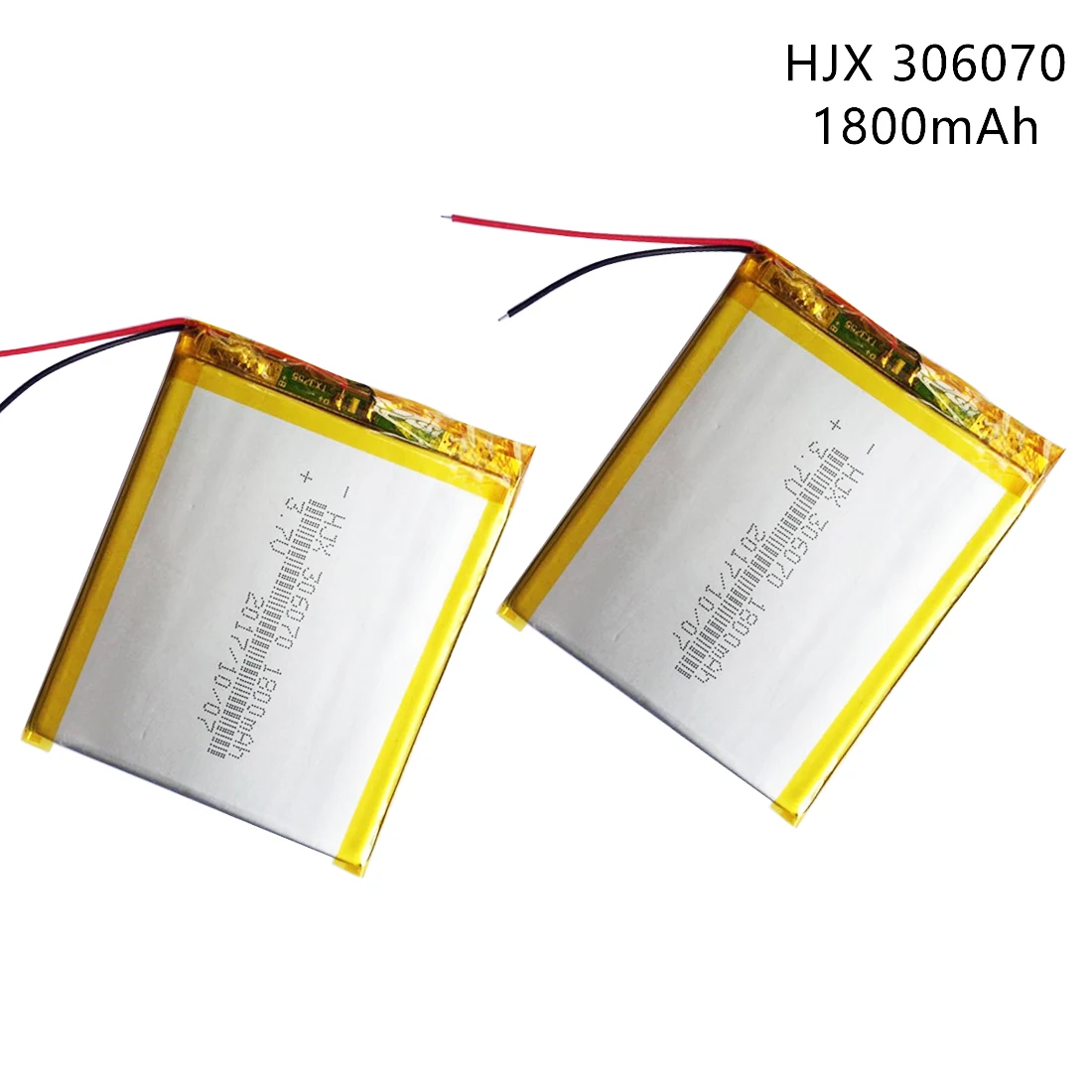 

New 3.7V 1800mAh Lithium Polymer LiPo Rechargeable Battery cells power For PAD GPS Vedio Game E-Book Tablet PC Power Bank 306070
