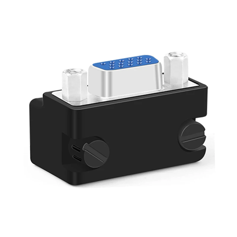 D Sub 15Pin VGA Extender VGA Digital Audio Converter VGA Mini Gender Changer 90 degree Connector 270 Degree VGA Extension Couple D Sub 15Pin VGA Extender VGA Digital Audio Converter VGA Mini Gender Changer 90 degree Connector 270 Degree VGA Extension Couple