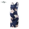 Pack of 3pcs Maternity Women Dress Pregnancy Dresses Mama Clothes Flattering Side Ruching Scoop Neck Pregnant Womens Clothing ► Photo 3/6