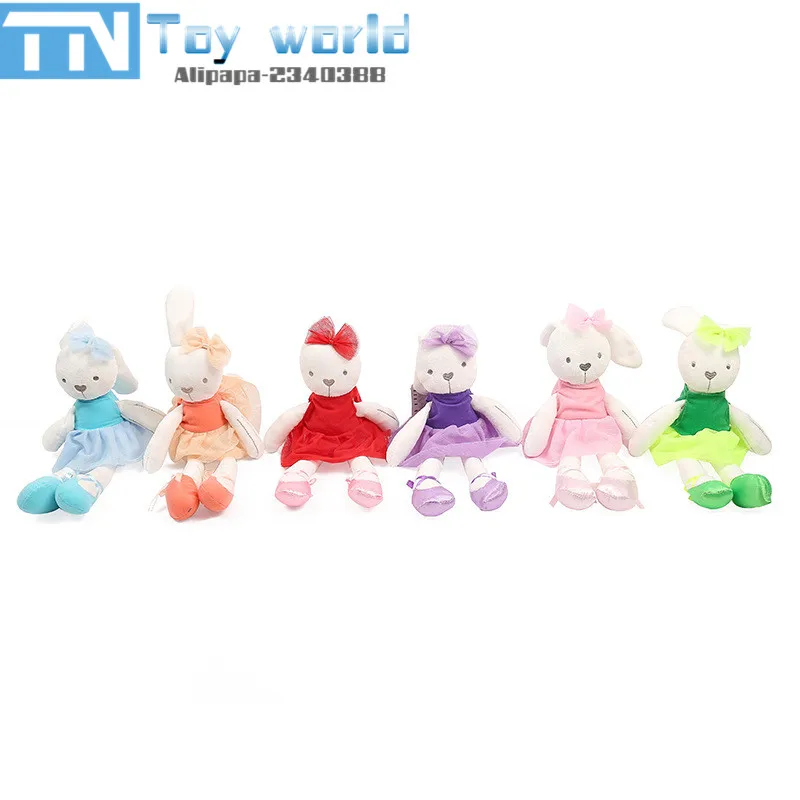 Hot 6colors Plush toy cartoon Rabbit dolls 42cm cute Rabbit doll toys for girl kids stuffed animal plush toy dolls & hobby gifts Hot 6colors Plush toy cartoon Rabbit dolls 42cm cute Rabbit doll toys for girl kids stuffed animal plush toy dolls & hobby gifts