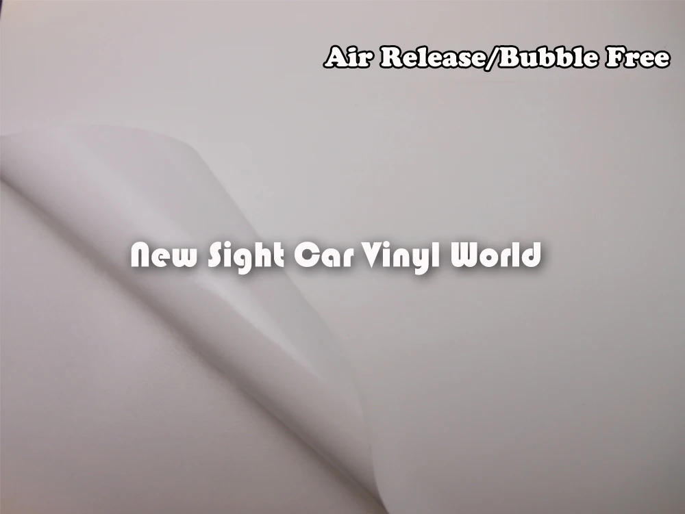  High Quality White Auto White Matte Car Wrap Vinyl Film Whole Car Body Sticker Size:1.52*30m/Roll