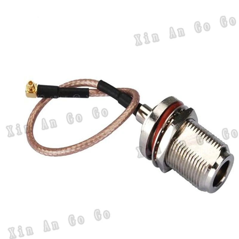 USA-CA RG174 SMA FEMALE to MS147 ANGLE MALE Coaxial RF Pigtail Cable