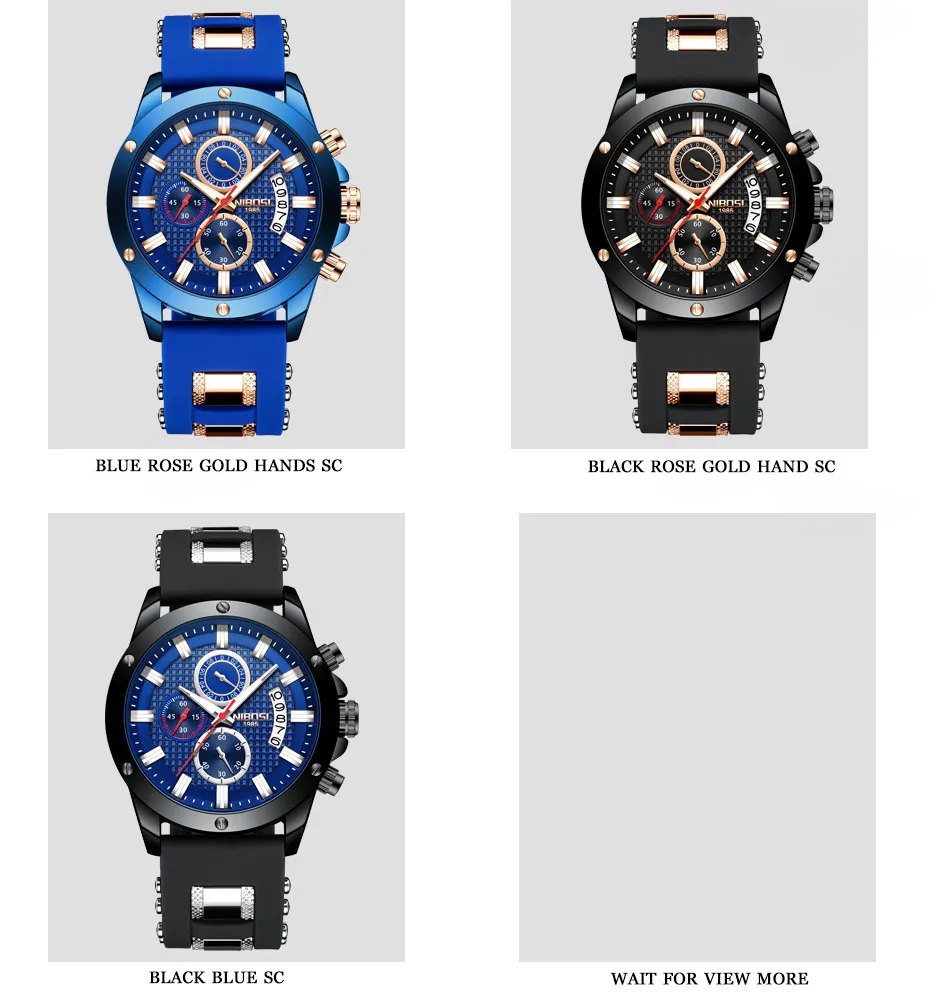 NIBOSI Sport Watches For Men Watch Military Army Clock Men Waterproof Silicone Strap With Date Relojes Deportivos Hombre 2018    (6)