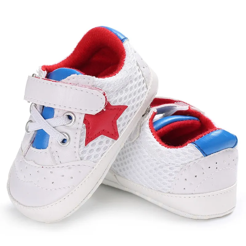 Baby Solid Mesh Grid First Walkers Sneakers Shoes Toddler Classic Anti-slip For 0-18M Newborn Boys Girl |