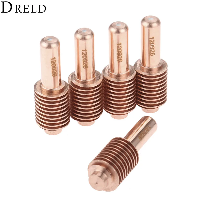 

DRELD 5pcs 40A-80A Electrode 120926 All Processes for Plasma Cutting Torch Consumables Replacement Welding & Soldering Supplies