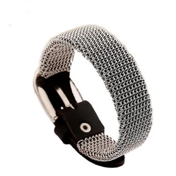 

6pcs/Lot Summer Style Mens Bracelet Metal Chain Wrap Genuine Leather Bracelet & Bangles Fashion Belt Buckle Punk Bracelet