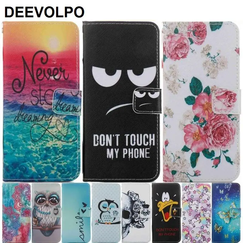 

DEEVOLPO Cases For Samsung Galaxy S8 G9500 SM-G9500 Plus S8Plus G9550 SM-G9550 Case Luxury Eye Owl Sunflower Wallet Cover DP03G