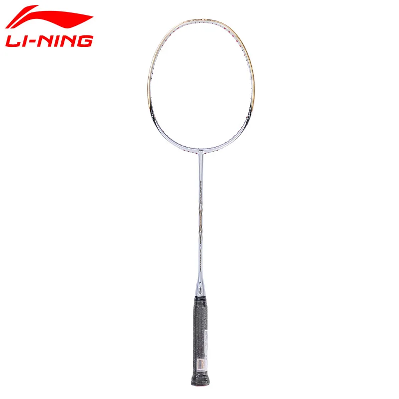 

Li-Ning WindStorm 300 Badminton Rackets Sliver Carbon Fiber LiNing Rackets AYPJ072 ZYF165