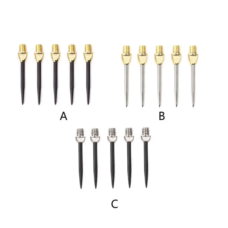 

6pcs Professional Replaceable Dart Steel Tip 2BA Thread Darts Needle Accessories