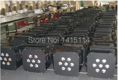 Luz de Discoteca Preço 7 Pcs Rgbw Led Plana Par Can Luz 3 China canned trout Suppliers