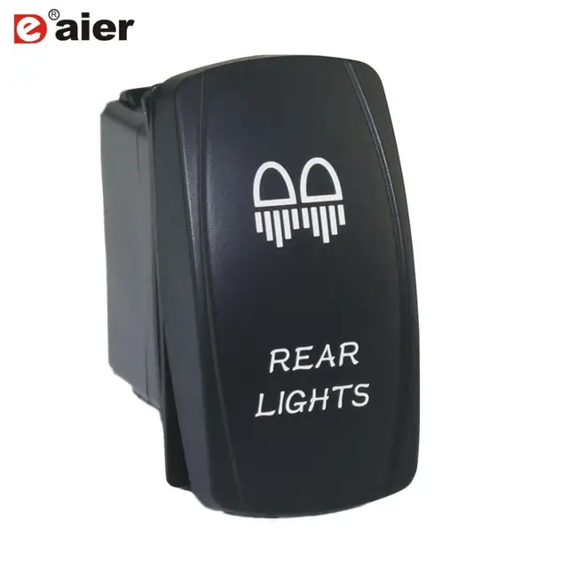 1PC 12V 24V UTV Car Boat Rocker Toggle Switch 20A Waterproof Lighted Switches 5 Pin ON Off For Marine ATV RZR RV Auto Truck DR-A11L25ABL-LJ23