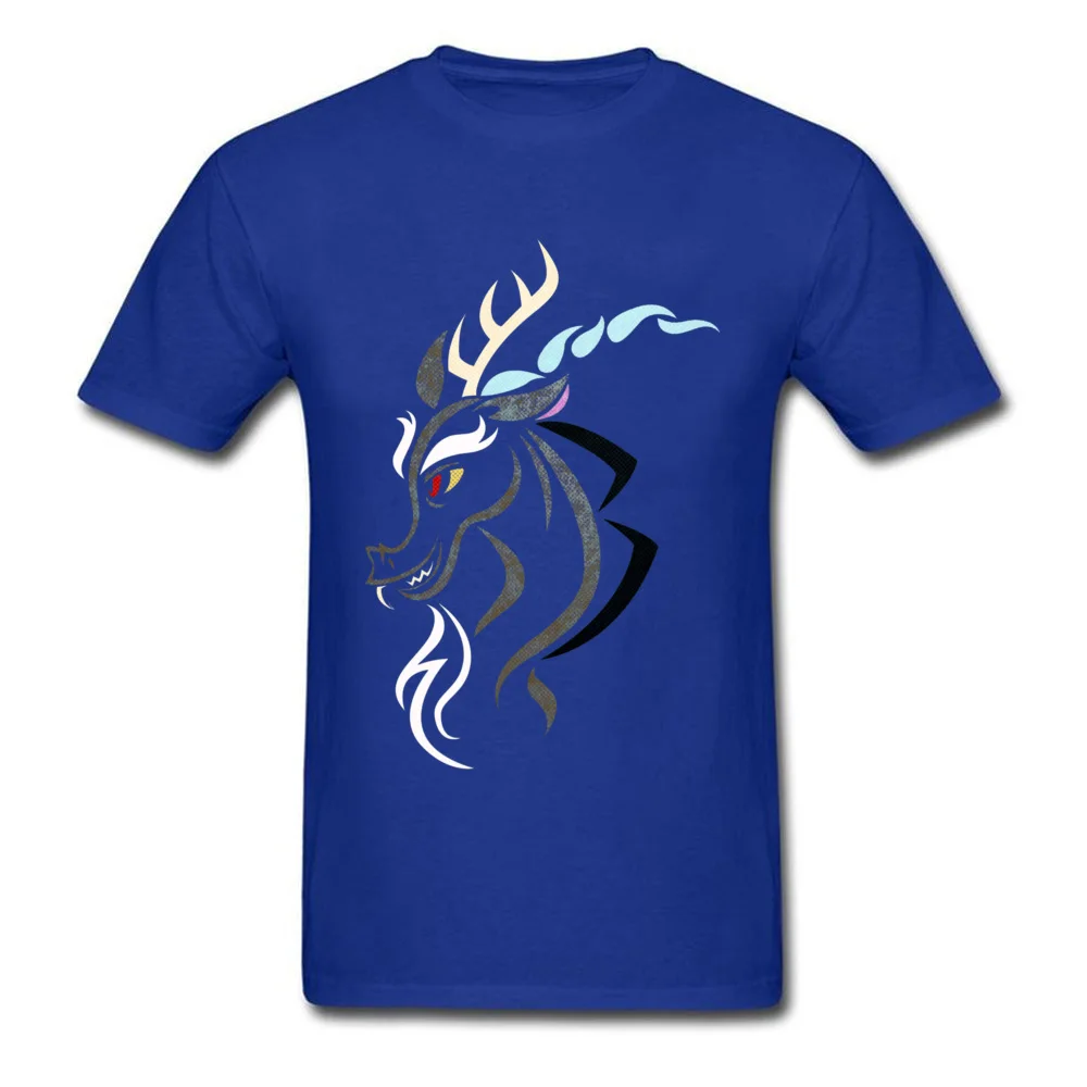 Discord Tribal 21281 Tops & Tees New Arrival Round Neck Camisa Short Sleeve 100% Cotton Fabric Men T Shirts Normal T Shirt Discord Tribal 21281 blue