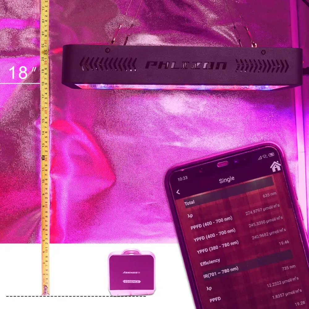 Phlizon 600 w led светать полный спектр красные синие УФ Крытый цветок светодиодные
