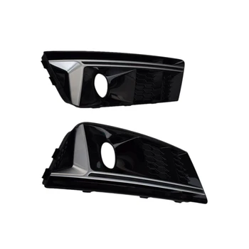 

Front Bumper Fog Light Grille Mesh Cover With Acc Hole For A4 S-Line B9 17-18