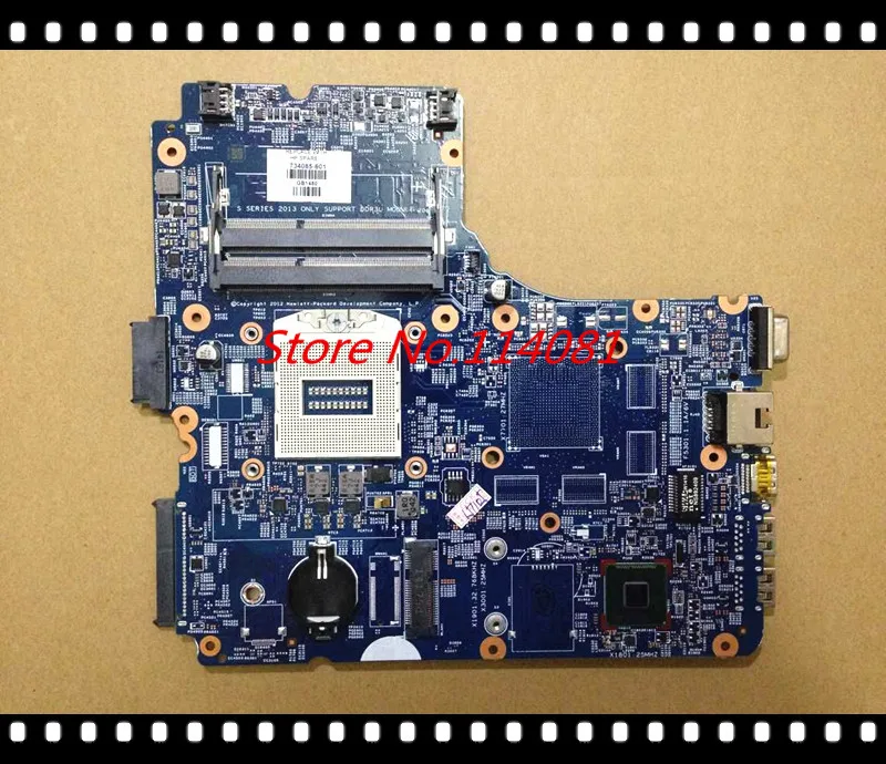 Suitable for 450 440 notebook motherboard 734085-001 (734085-601 )  48.4YW05.011 qulity goods Tested OK free shipping