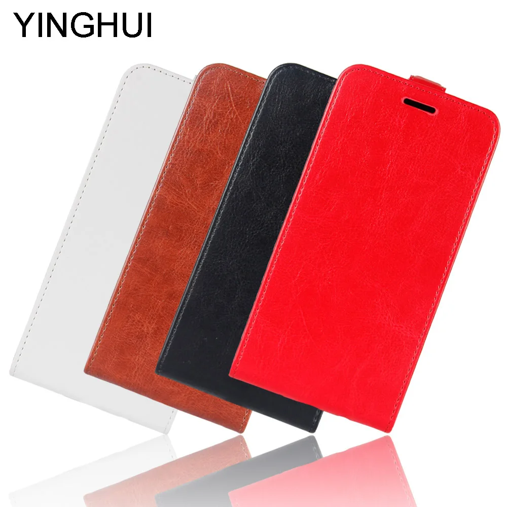 

YINGHUI For Asus ZenFone V Live V500KL Phone Case Luxury Updown PU Leather Flip Cover for Asus ZenFone V Live V500KL Back Cover