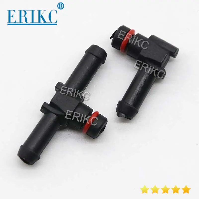 

ERIKC T and L Type Return Oil Backflow for Denso Series Diesel Cr Fuel Injector Plastic 3 Two-way Joint Pipe 10pcs/bag