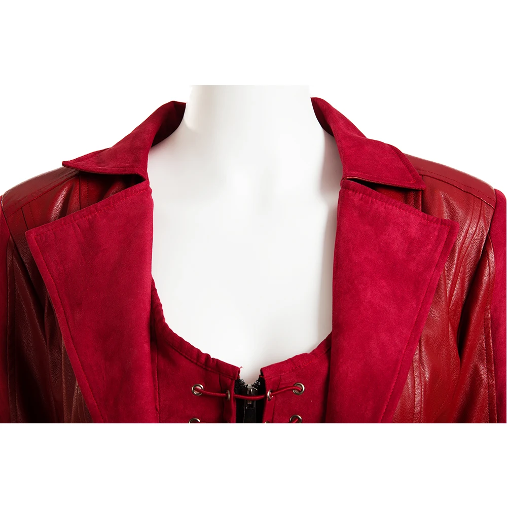 Custom-made Manluyunxiao Scarlet Witch cosplay costume for women, inspired by Avengers Age of Ultron's Wanda Maximoff Scarlet Witch. image 5