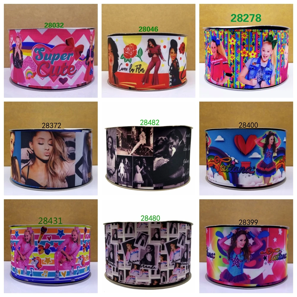 

Free shipping 2019 new arrival ribbons Hair Accessories ribbon 10 yards printed grosgrain ribbons 28032