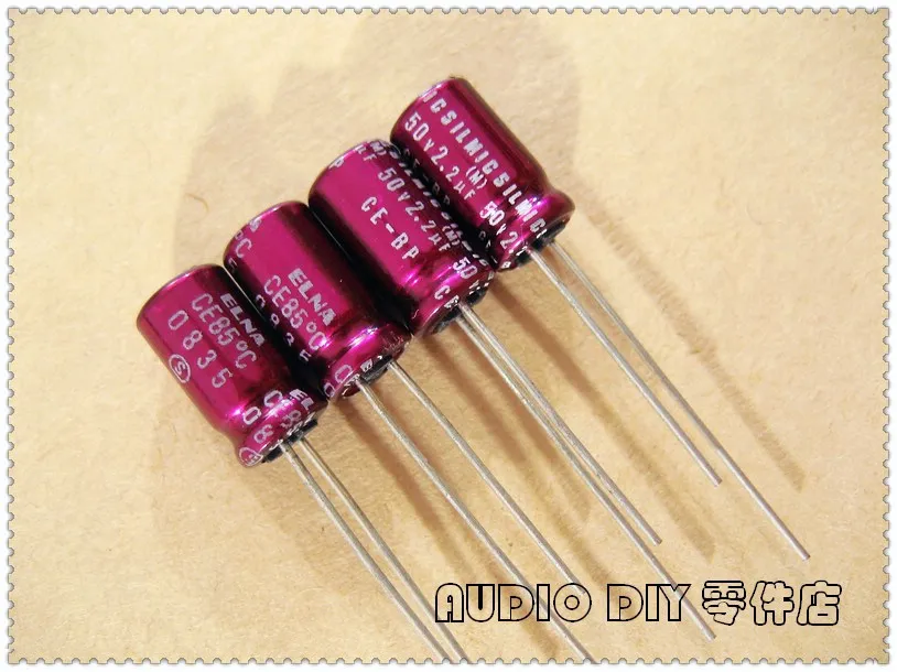 

ELNA Purple SILMIC CE-BP 2.2uF 50V2.2uf Audio Non-Polar Electrolytic Capacitor