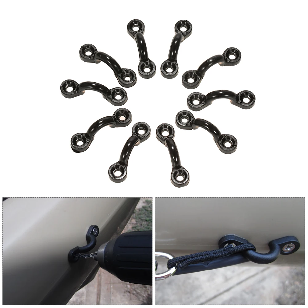 Buy 50pcs Nylon Kayak Boat Eye Pads Tie Down Pad Eyes