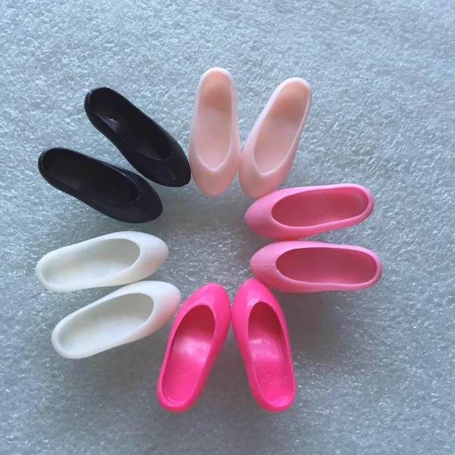 4 Pairs of Fashion BJD Girl Dolls 4 Colors Shoes for 1/6 Blythe Licca Momoko 
