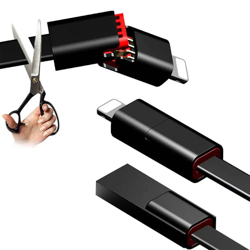 1.5A 5 В USB кабель для iphone Lightning кабелей cut быстро восстановить Восстанавливающий