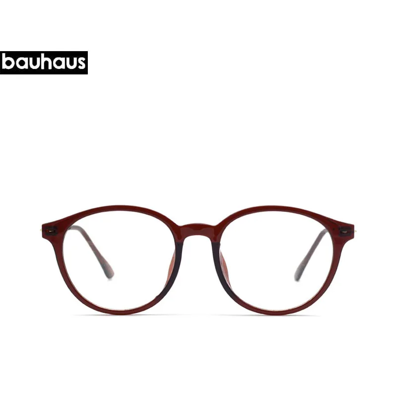 Bauhaus 2018 новый дизайн металлического Винтаж Очки Рамки Корея студенты супер свет