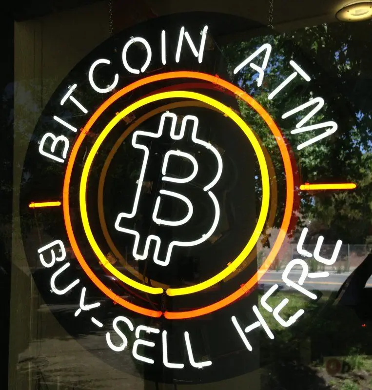 buy bitcoin neon sign